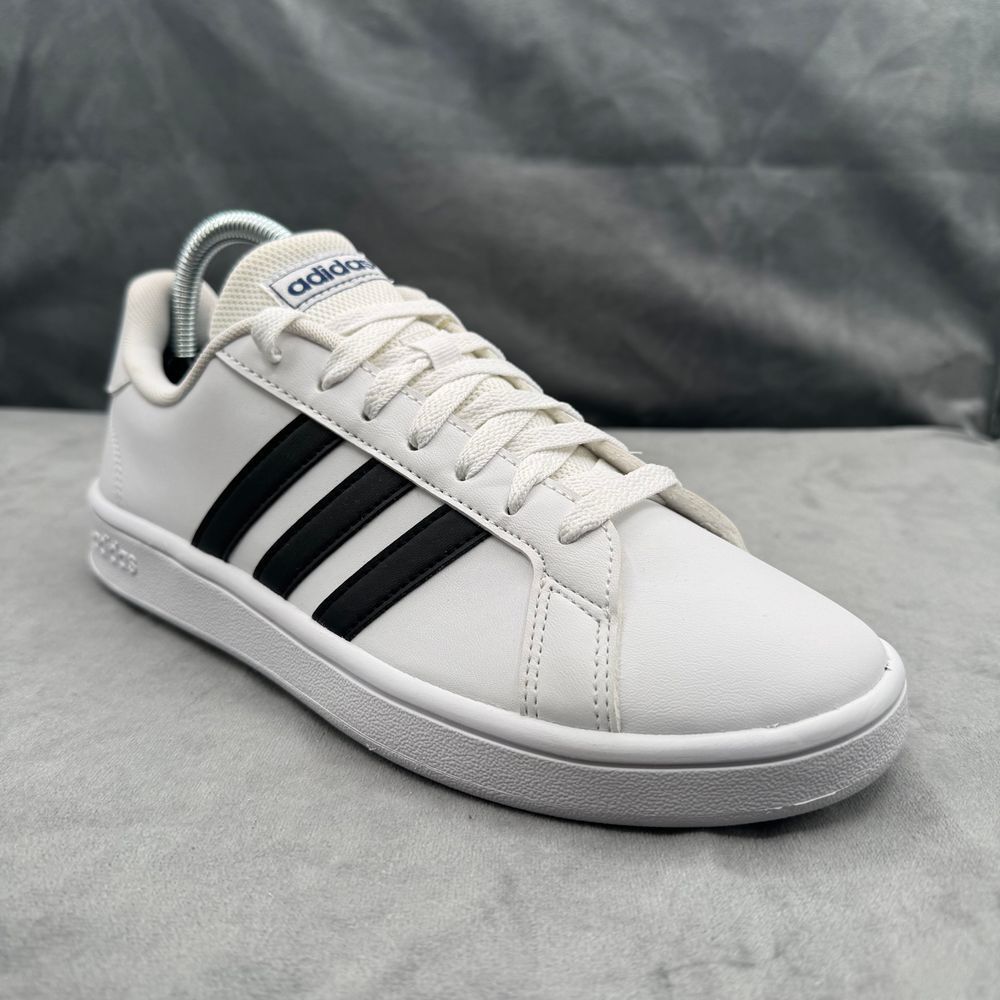 Adidas Women's White and Black Sneakers